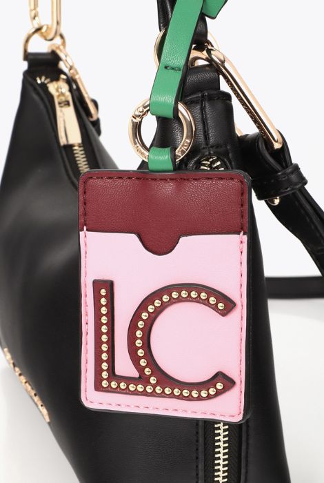 BANDOLERA NEGRA EFECTO PIEL LOLA CASADEMUNT - Imagen 3