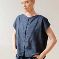 BLUSA AZUL MARINO PAN PRODUCTO BÁSICO