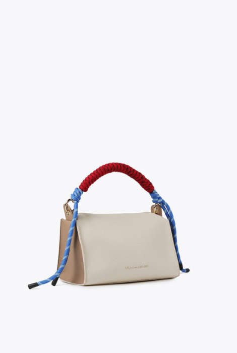 BOLSO BANDOLERA BICOLOR LOLA CASADEMUNT - Imagen 4