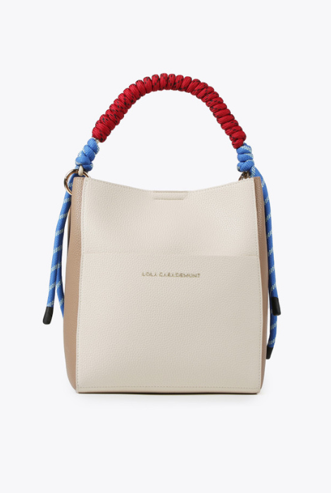 BOLSO BUCKET BICOLOR LOLA CASADEMUNT