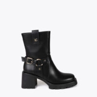 BOTA MOTERA TACÓN DETALLES METALIZADOS LOLA CASADEMUNT
