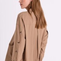 CAMISA ÉRICA BEIGE DETALLE BOTONES FREEQUENT
