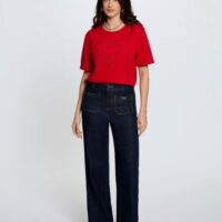 CAMISETA ROJA CORAZÓN MORGAN DE TOI