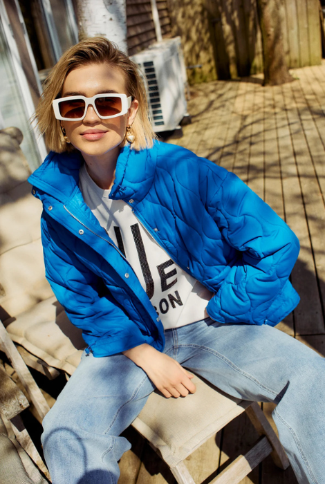 CHAQUETA ACOLCHADA AZUL FREEQUENT - Imagen 2