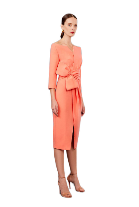 VESTIDO MIDI LAZO CARLA RUIZ