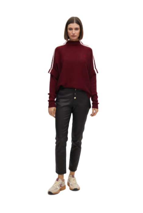 PANTALÓN ENCERADO NEGRO LOLA CASADEMUNT