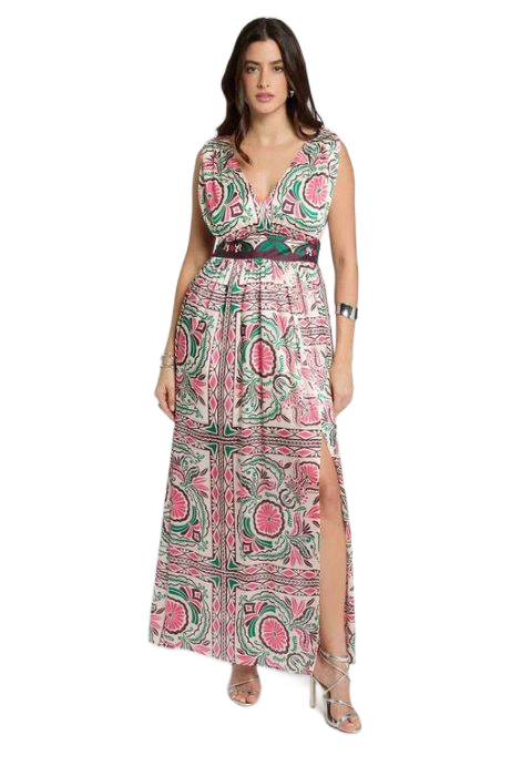 VESTIDO LARGO MULTICOLOR MORGAN DE TOI