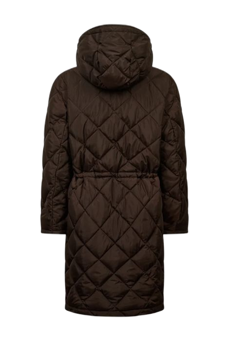PARKA LARGA ACOLCHADA MARRÓN FREEQUENT