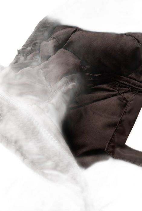 PARKA LARGA ACOLCHADA MARRÓN FREEQUENT