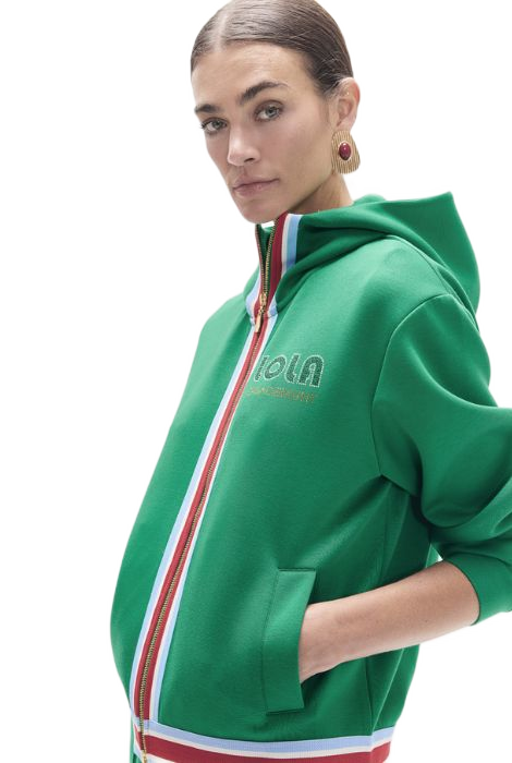 SUDADERA ABIERTA TRES COLORES LOLA CASADEMUNT