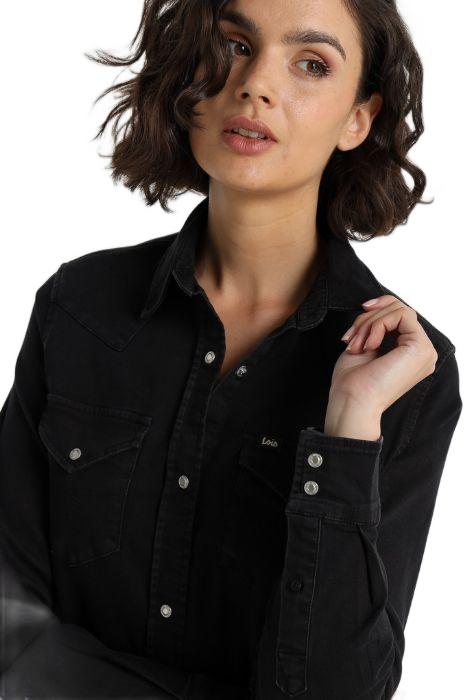 CAMISA VAQUERA NEGRA LOIS JEANS
