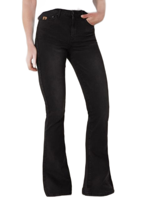 VAQUERO PUSH UP CAMPANA NEGRO LOIS JEANS
