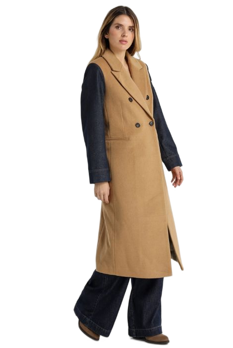 ABRIGO CAMEL MANGAS VAQUERAS LOIS JEANS