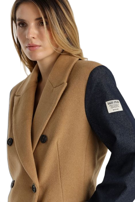 ABRIGO CAMEL MANGAS VAQUERAS LOIS JEANS