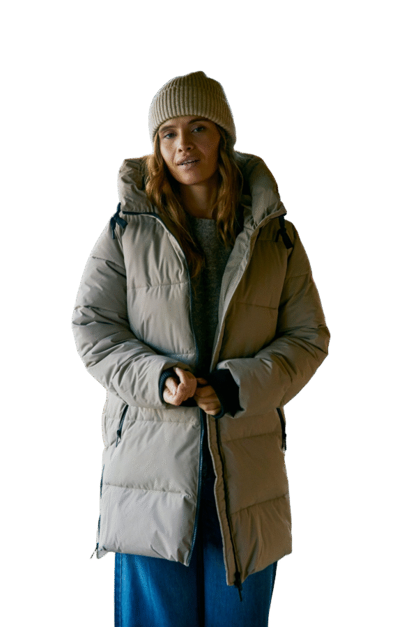 CHAQUETA ACOLCHADA CON CAPUCHA FREEQUENT