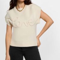 JERSEY CRUDO BORDADO LOVE MORGAN DE TOI