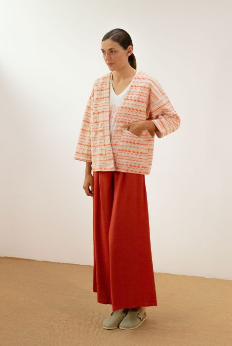 KIMONO ESTAMPADO GEOMÉTRICO PAN PRODUCTO BÁSICO - Imagen 2