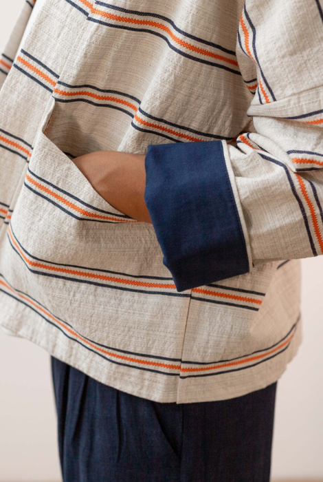 KIMONO DE RAYAS PAN PRODUCTO BÁSICO - Imagen 3