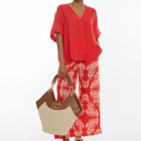 PANTALÓN CULOTTE ESPAMPADO PAISLEY LOLA CASADEMUNT