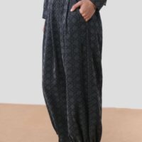 PANTALÓN JACQUARD GEOMÉTRICO PAN PRODUCTO BÁSICO