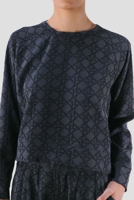 TOP JACQUARD GEOMÉTRICO PAN PRODUCTO BÁSICO - Imagen 2