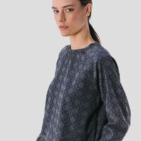 TOP JACQUARD GEOMÉTRICO PAN PRODUCTO BÁSICO