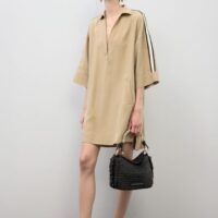 VESTIDO CAMISERO ESCOTE ABIERTO LOLA CASADEMUNT