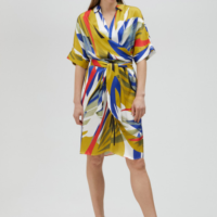 VESTIDO CORTO ESTAMPADO LOLA CASADEMUNT