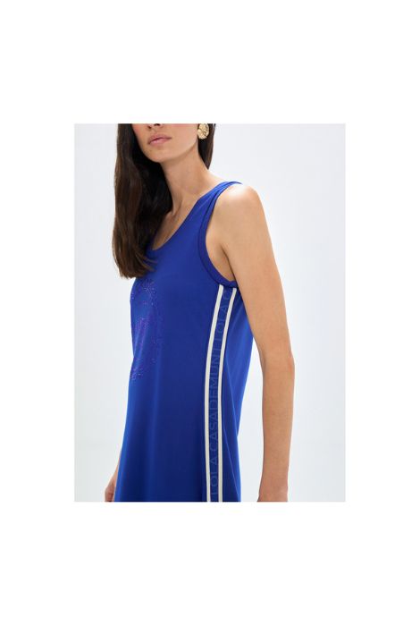 VESTIDO AZUL ELÉCTRICO LOLA CASADEMUNT - Imagen 3