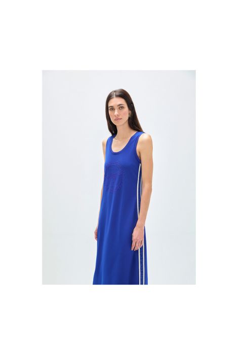 VESTIDO AZUL ELÉCTRICO LOLA CASADEMUNT - Imagen 4