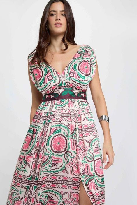 VESTIDO LARGO MULTICOLOR MORGAN DE TOI - Imagen 4