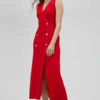 VESTIDO ROJO DE PUNTO LOLA CASADEMUNT